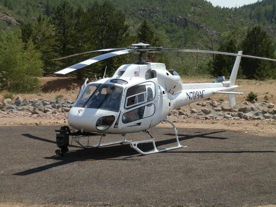 AirCam TwinStar camera ship with nose-mounted camera system