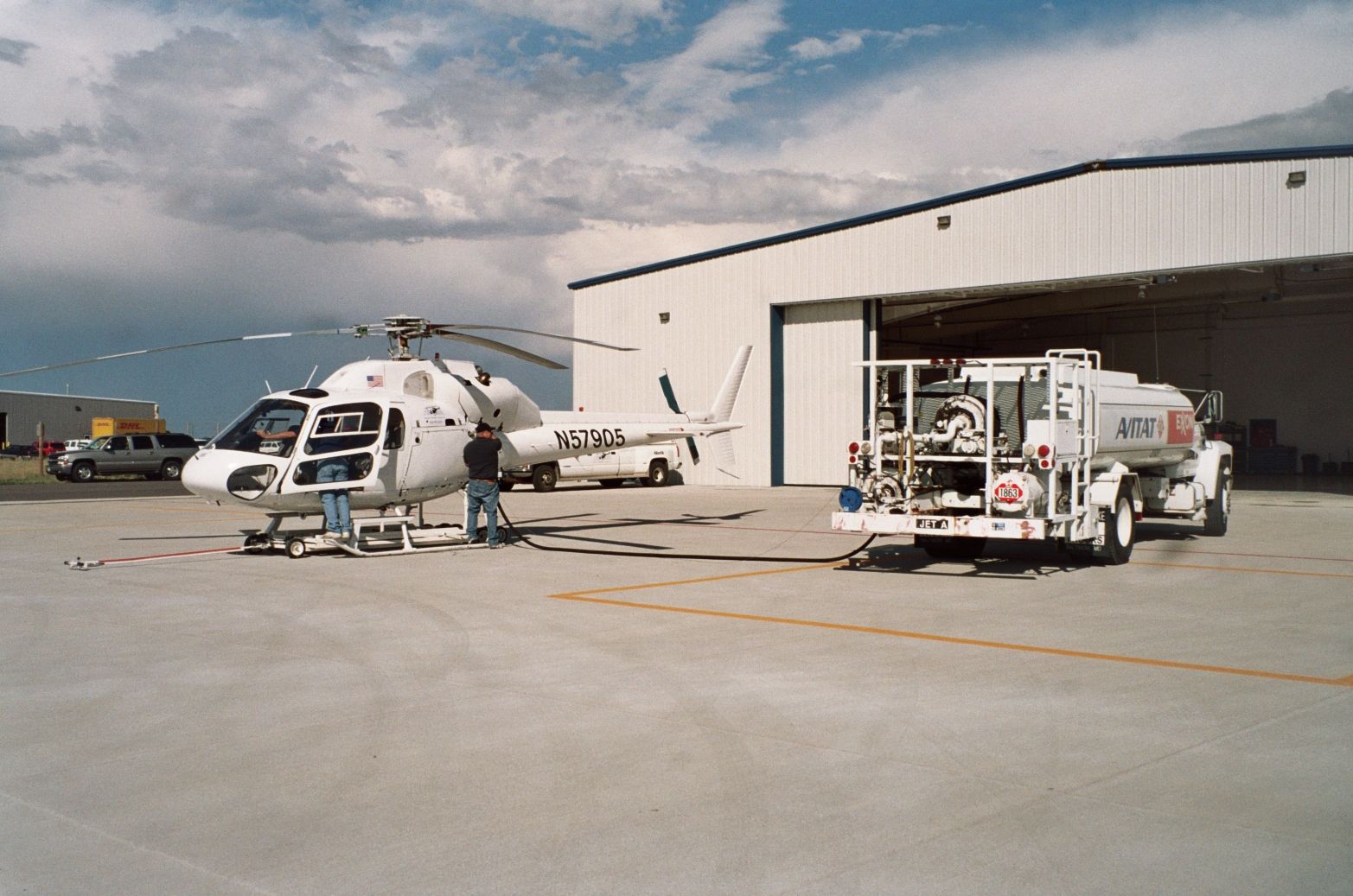 Ramp operations and fueling at the Heliplex